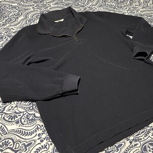 Club Monaco Dark Blue Zip Collar Polo XL